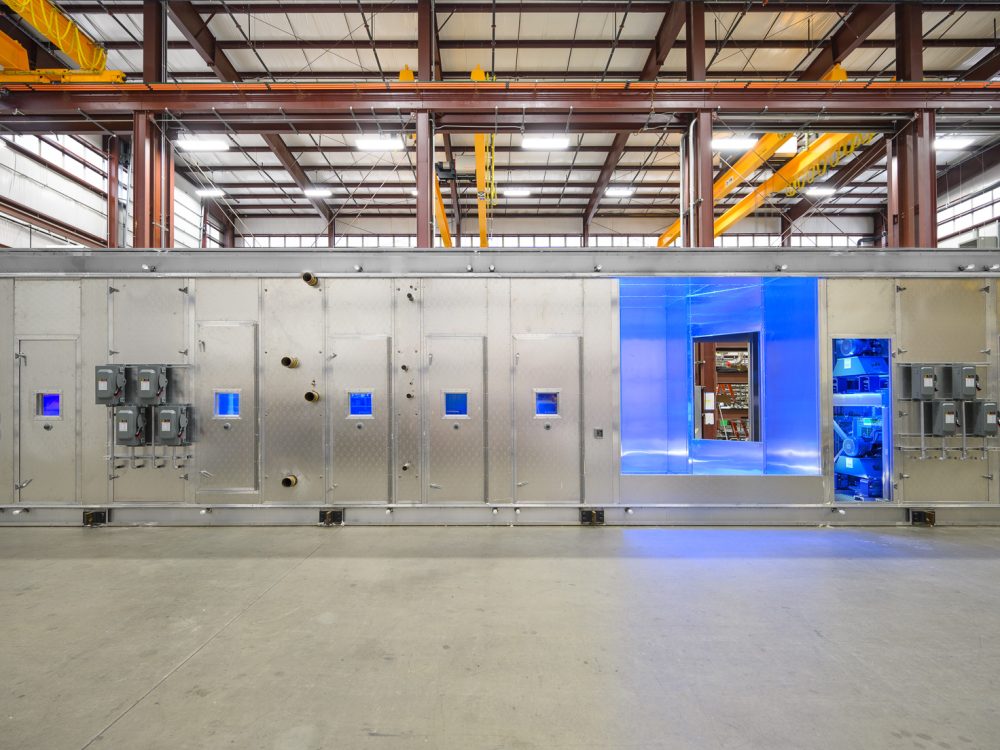 DSC_3379ed Air Handling Unit fabricated by M. Davis & Sons in their modular fabrication shop floor